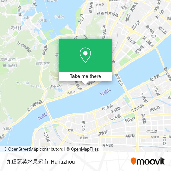 九堡蔬菜水果超市 map