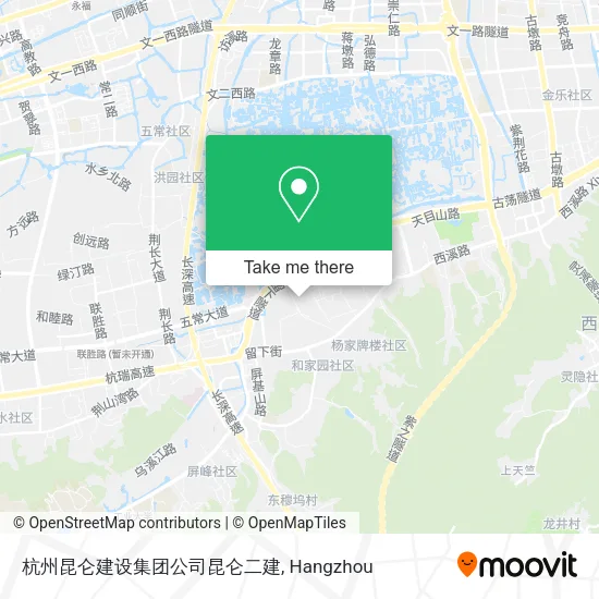 杭州昆仑建设集团公司昆仑二建 map