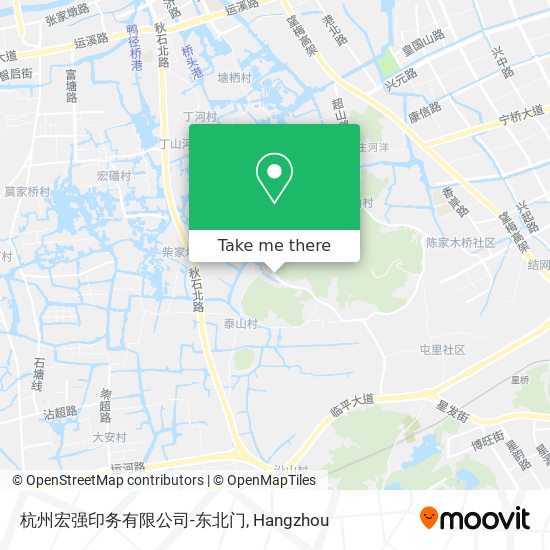 杭州宏强印务有限公司-东北门 map