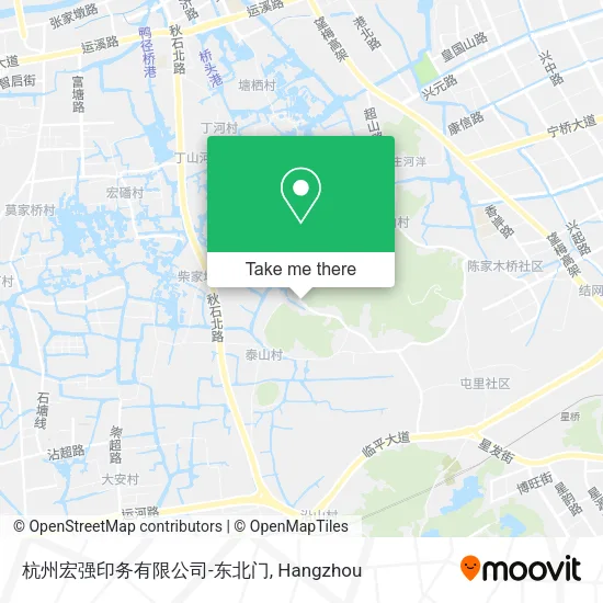 杭州宏强印务有限公司-东北门 map