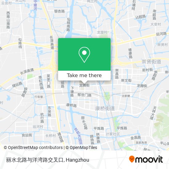 丽水北路与洋湾路交叉口 map