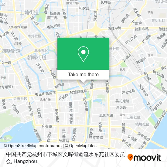 中国共产党杭州市下城区文晖街道流水东苑社区委员会 map