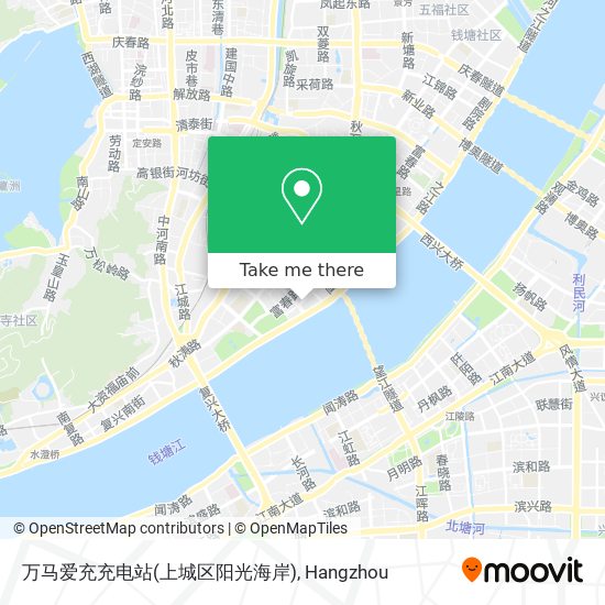 万马爱充充电站(上城区阳光海岸) map