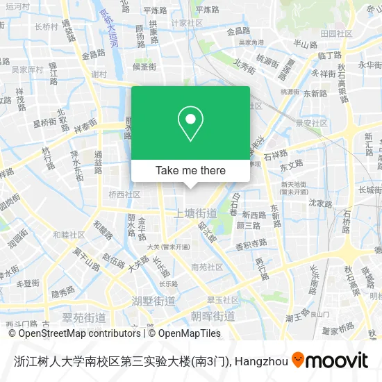 浙江树人大学南校区第三实验大楼(南3门) map