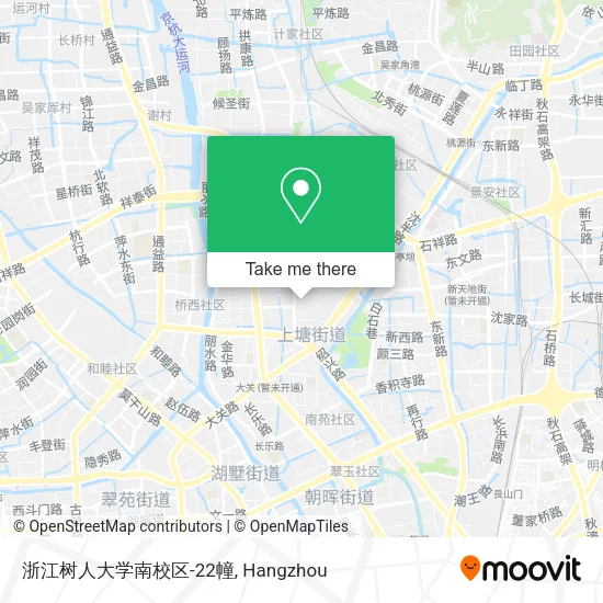 浙江树人大学南校区-22幢 map