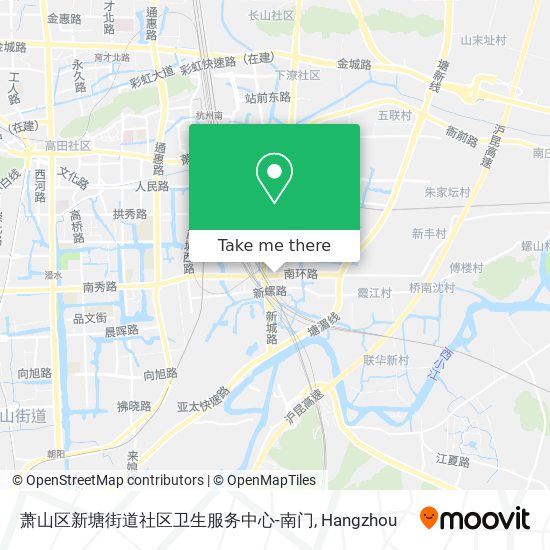 萧山区新塘街道社区卫生服务中心-南门 map