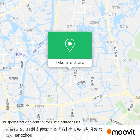 崇贤街道北庄村南仲家湾43号(计生服务与药具发放点) map