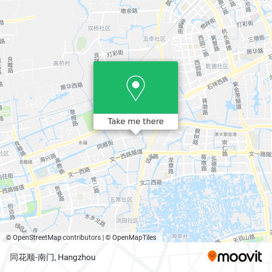 同花顺-南门 map