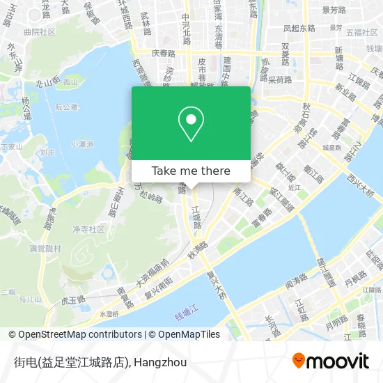 街电(益足堂江城路店) map