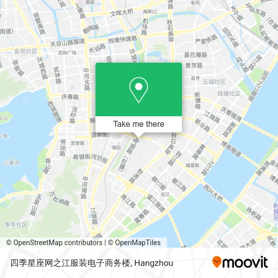四季星座网之江服装电子商务楼 map