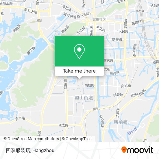 四季服装店 map