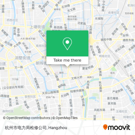 杭州市电力局检修公司 map