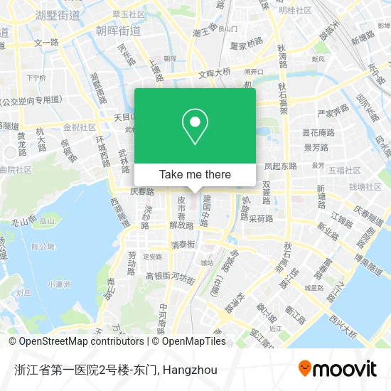 浙江省第一医院2号楼-东门 map