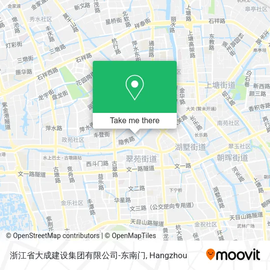浙江省大成建设集团有限公司-东南门 map