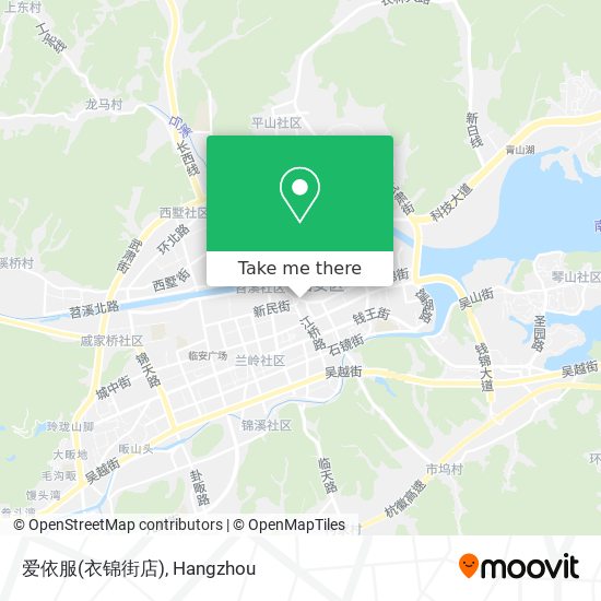 爱依服(衣锦街店) map