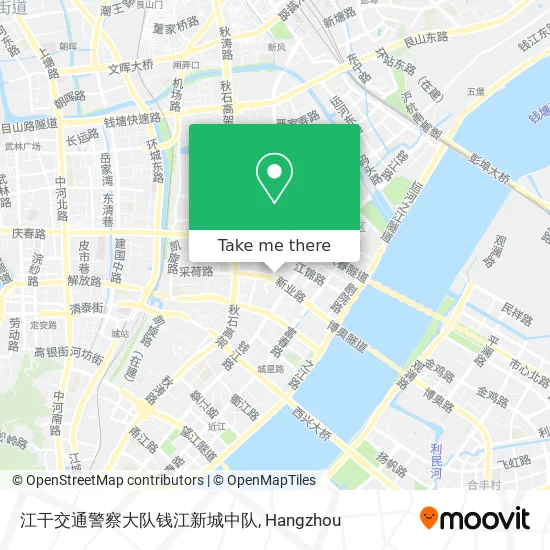 江干交通警察大队钱江新城中队 map