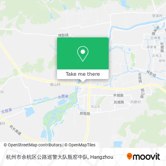 杭州市余杭区公路巡警大队瓶窑中队 map