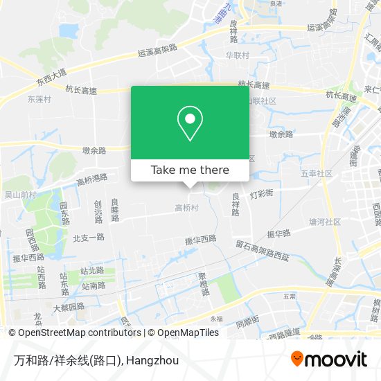 万和路/祥余线(路口) map