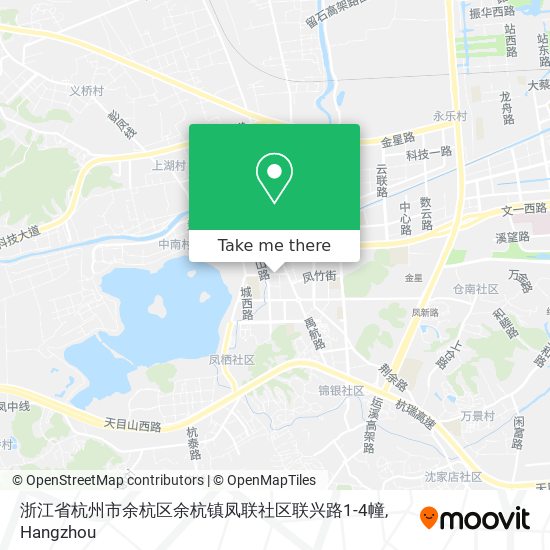 浙江省杭州市余杭区余杭镇凤联社区联兴路1-4幢 map