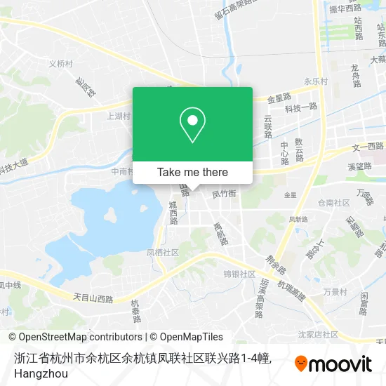 浙江省杭州市余杭区余杭镇凤联社区联兴路1-4幢 map