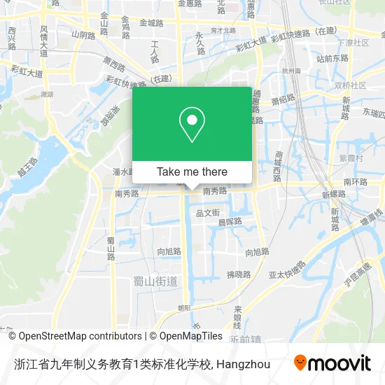 浙江省九年制义务教育1类标准化学校 map