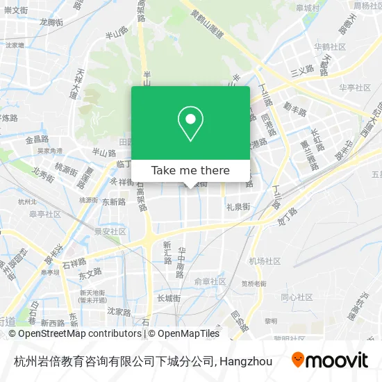 杭州岩倍教育咨询有限公司下城分公司 map