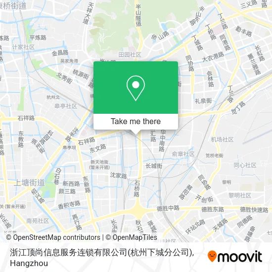 浙江顶尚信息服务连锁有限公司(杭州下城分公司) map