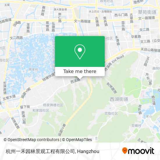 杭州一禾园林景观工程有限公司 map