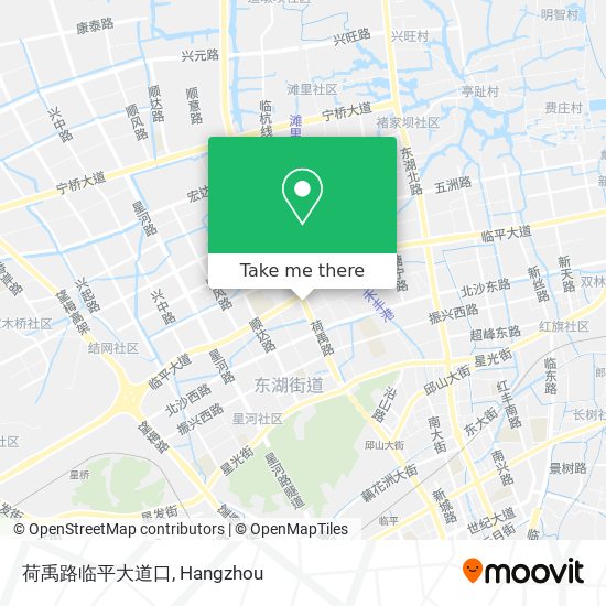 荷禹路临平大道口 map