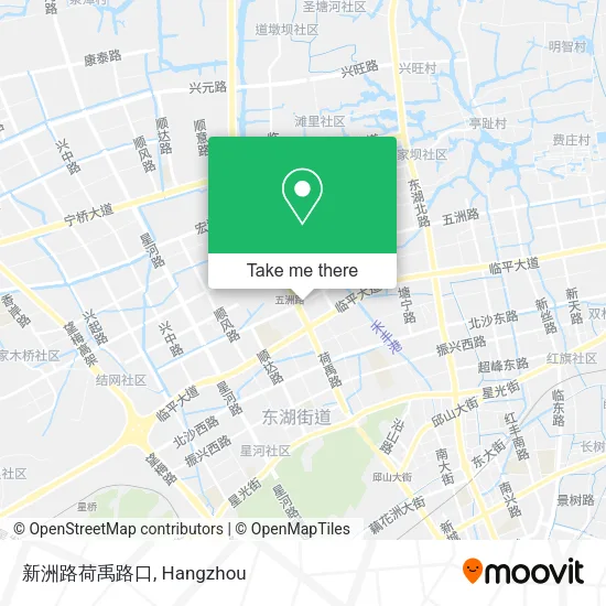 新洲路荷禹路口 map