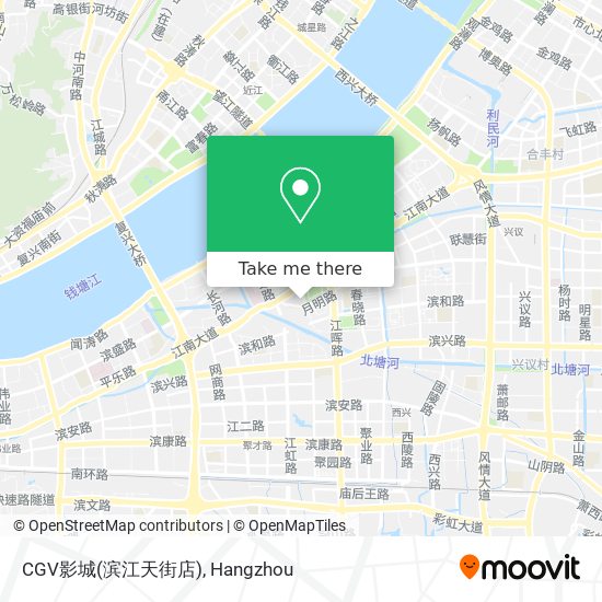 CGV影城(滨江天街店) map