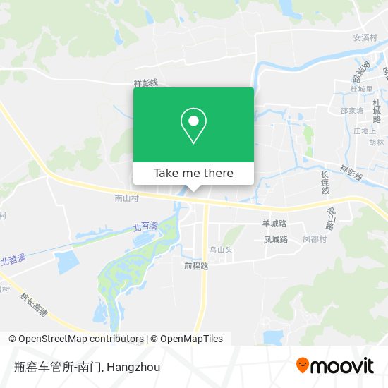 瓶窑车管所-南门 map