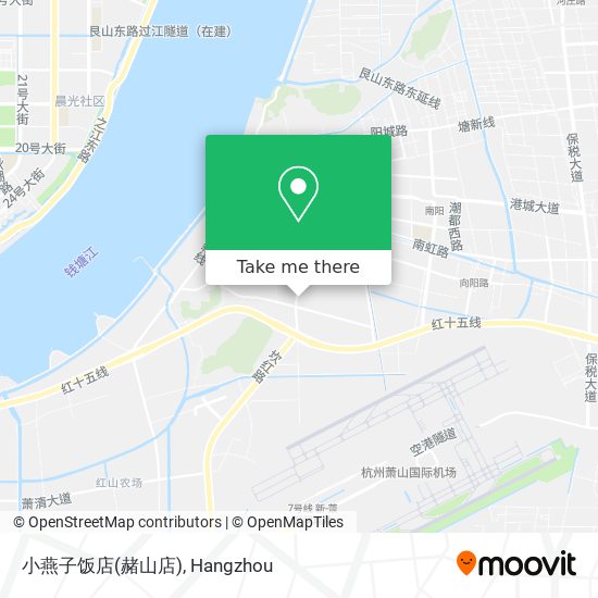 小燕子饭店(赭山店) map
