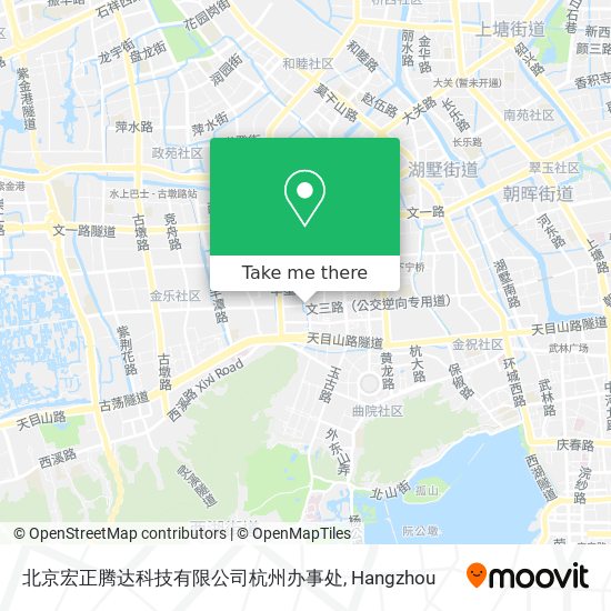 北京宏正腾达科技有限公司杭州办事处 map