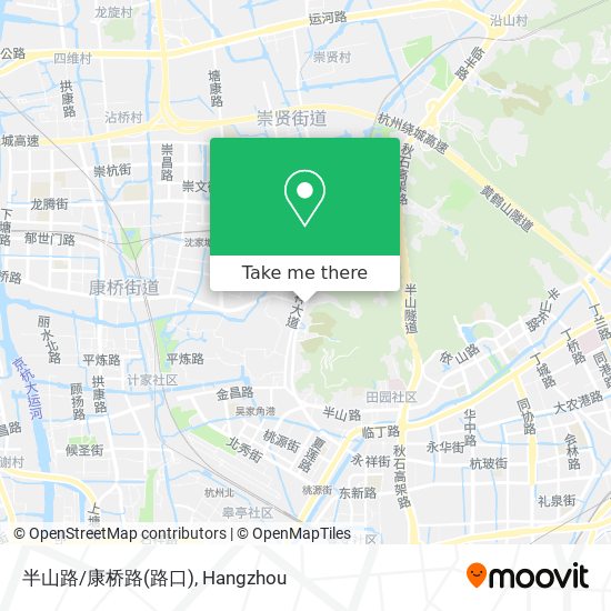半山路/康桥路(路口) map