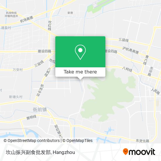 坎山振兴副食批发部 map