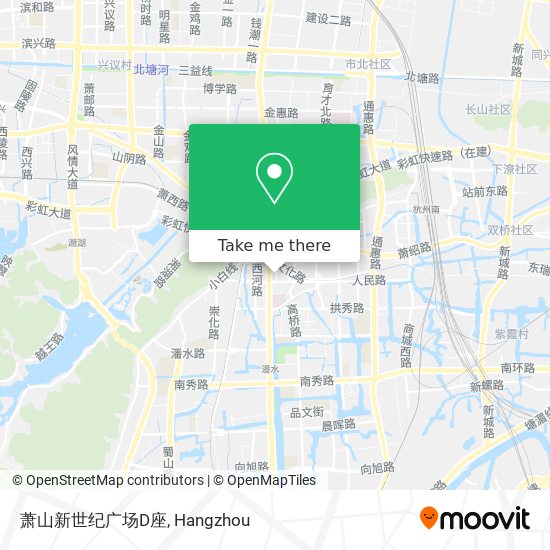 萧山新世纪广场D座 map