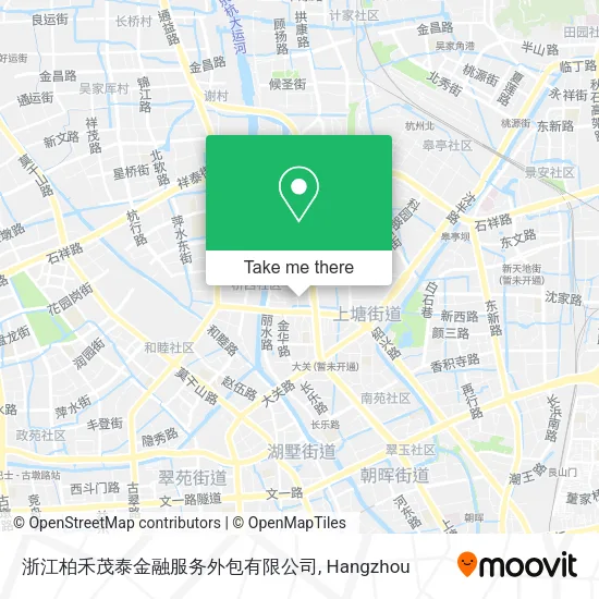 浙江柏禾茂泰金融服务外包有限公司 map