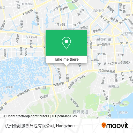 杭州金融服务外包有限公司 map