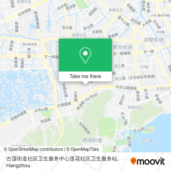 古荡街道社区卫生服务中心莲花社区卫生服务站 map