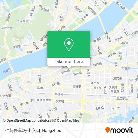 仁苑停车场-出入口 map