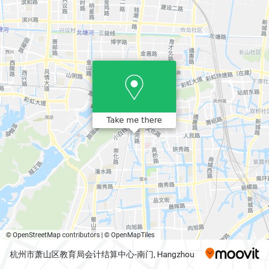 杭州市萧山区教育局会计结算中心-南门 map