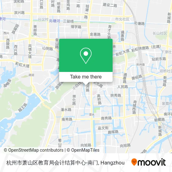 杭州市萧山区教育局会计结算中心-南门 map