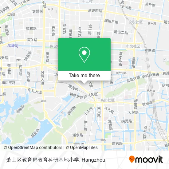 萧山区教育局教育科研基地小学 map