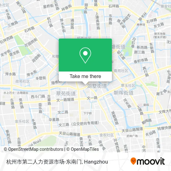 杭州市第二人力资源市场-东南门 map