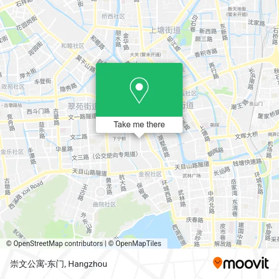 崇文公寓-东门 map