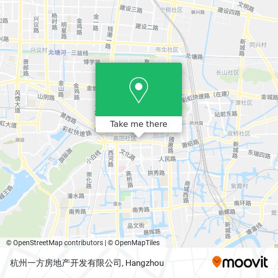 杭州一方房地产开发有限公司 map