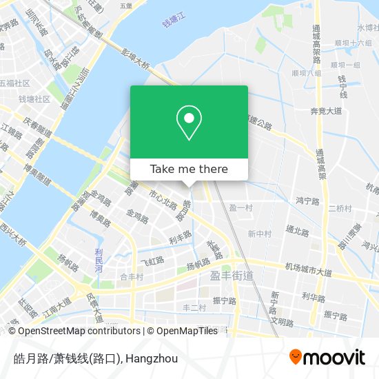 皓月路/萧钱线(路口) map