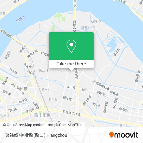 萧钱线/创业路(路口) map