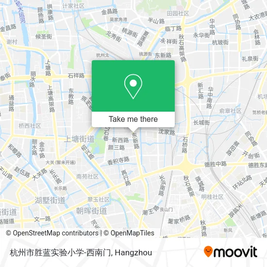 杭州市胜蓝实验小学-西南门 map